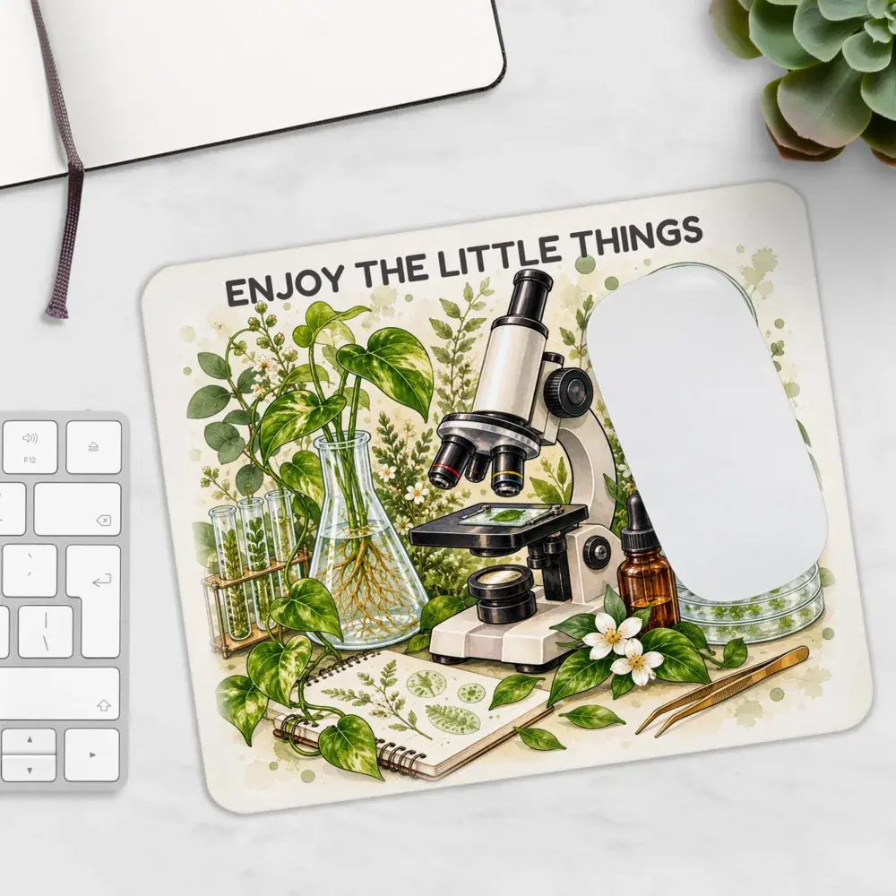 Mauspad „Enjoy the little things“, Ansicht 3