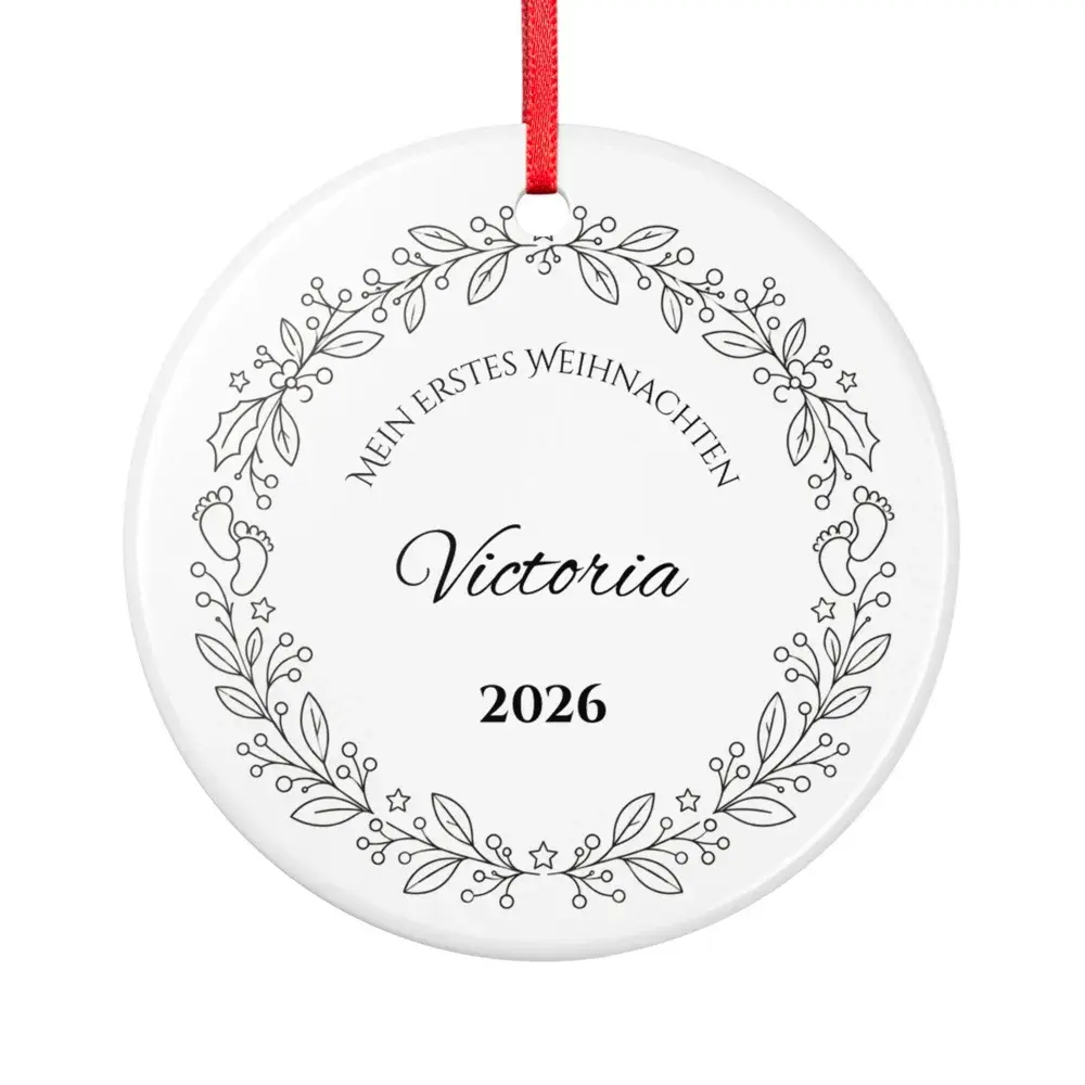 Mein erstes Weihnachten – Baby mit Namen, Ansicht 2
