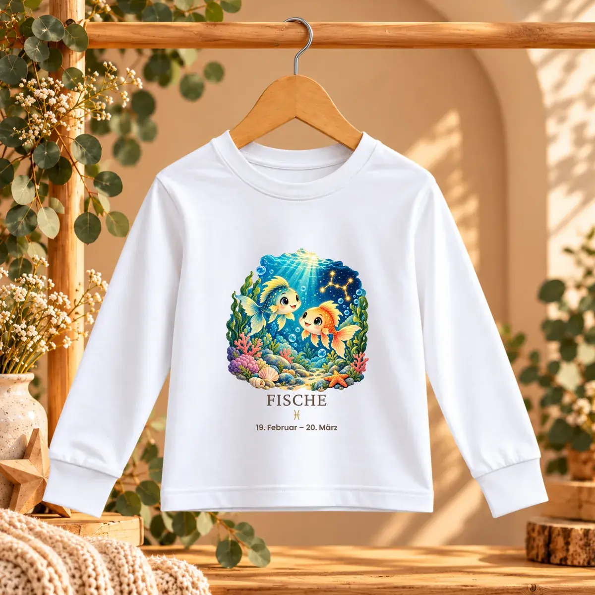 Shirt mit Motiv Fische aus der Kollektion Deine kleine Sternenwelt