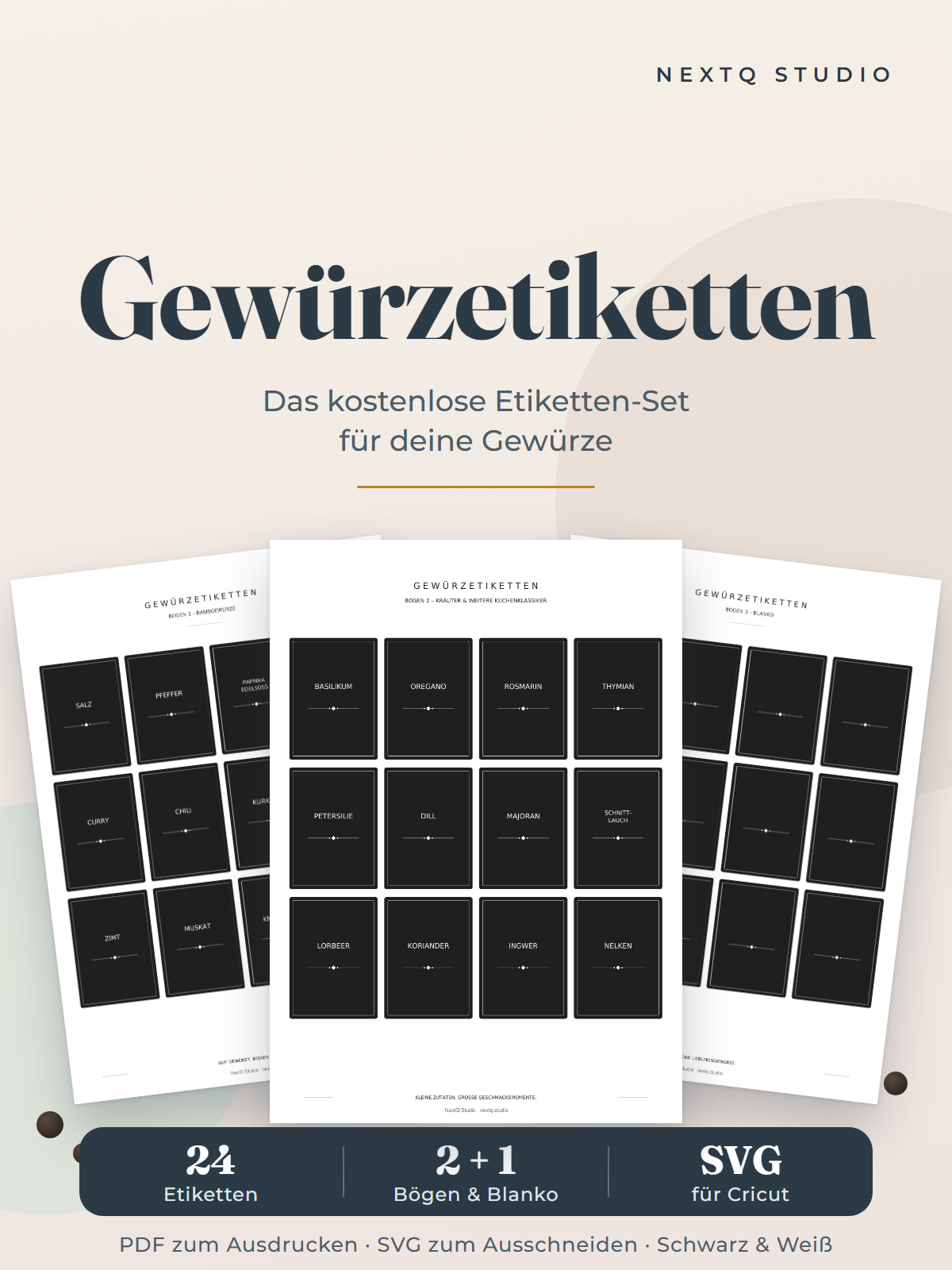 Gewürzetiketten